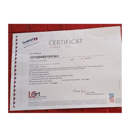 photo du renouvellement de la certification qualiopi